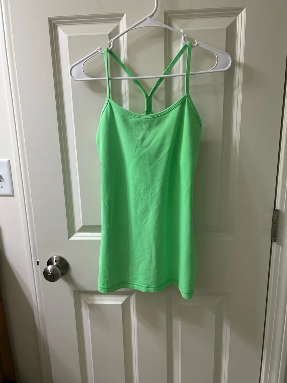 lululemon athletica Chameleon Green Slim Strappy Tank Size 6